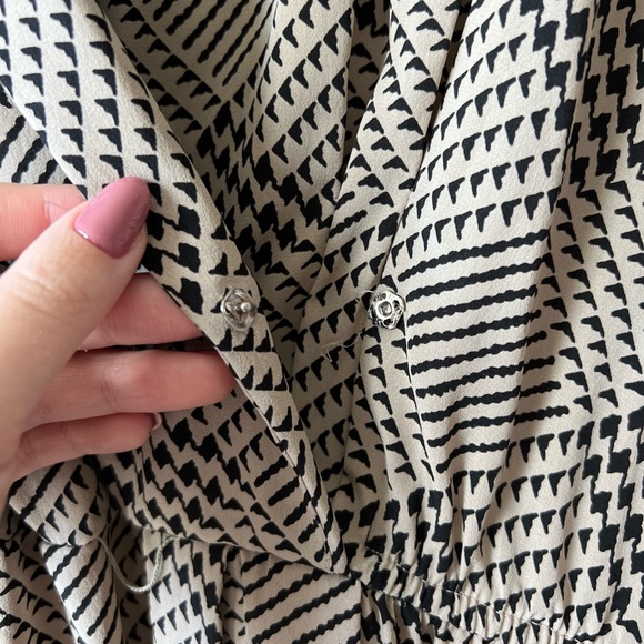 Vintage Balmain (Pierre Balmain) Midi Houndstooth/Stripe/Geometric Pattern - Picture 7 of 7